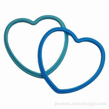 Silicone heart-shaped egg ring